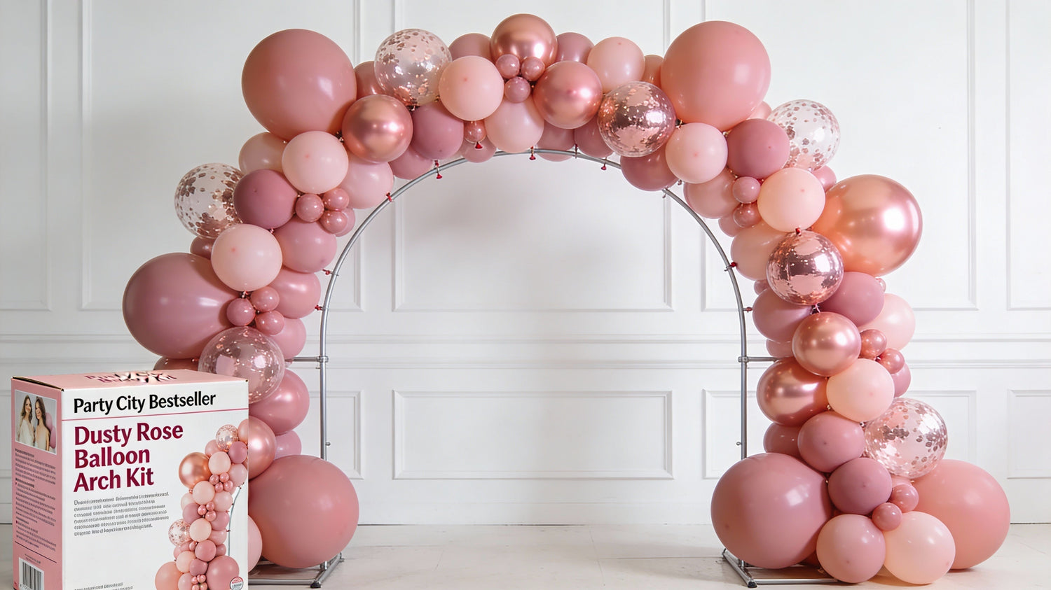 Dusty Rose Balloon Arch Kit